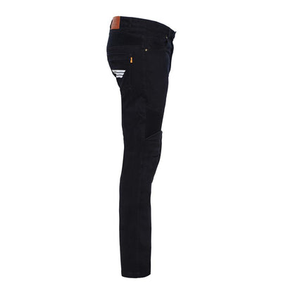Bikeratti Raven D3O Armoured Denims- Black