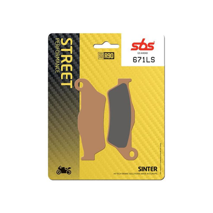SBS 671LS Sintered Rear Brake Pads for Ducati / KTM / Triumph