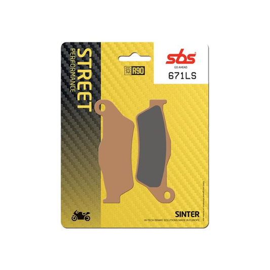 SBS 671LS Sintered Rear Brake Pads for Ducati / KTM / Triumph