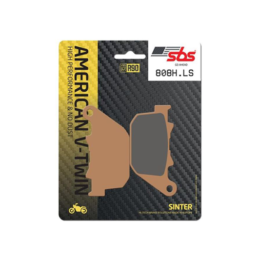 SBS 808H.LS Sintered Rear Brake Pads for Harley Davidson