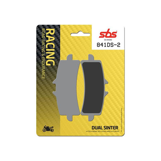 SBS 841DS-2 Dual Sintered Front Racing Brake Pads for Brembo Racing Calipers