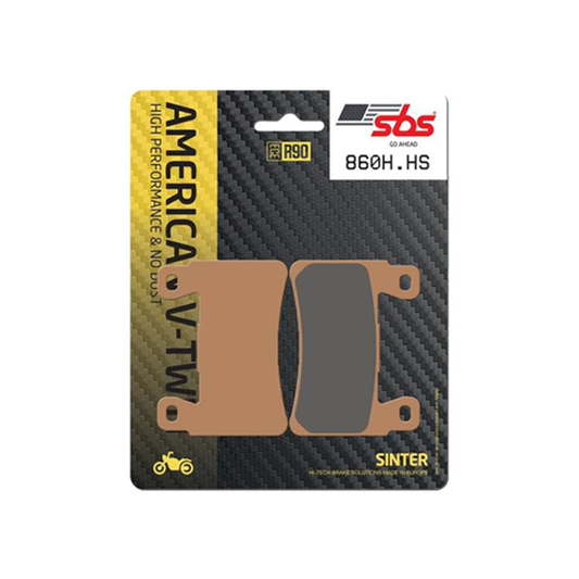 SBS 860H.HS Street Excel Sintered Front Brake Pads for Harley Davidson