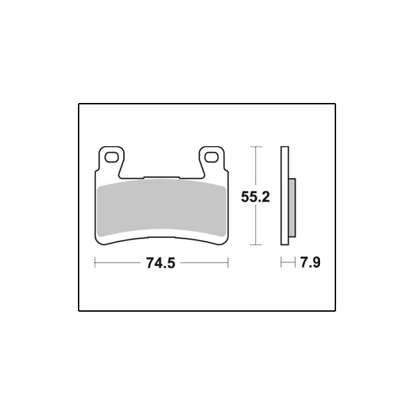 SBS 894HS Sintered Front Brake Pads for Kawasaki Ninja