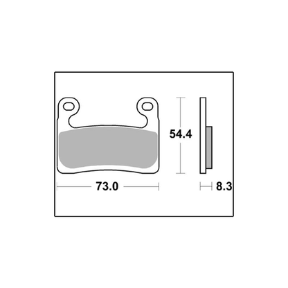 SBS 960HS Sintered Front Brake Pads for BMW
