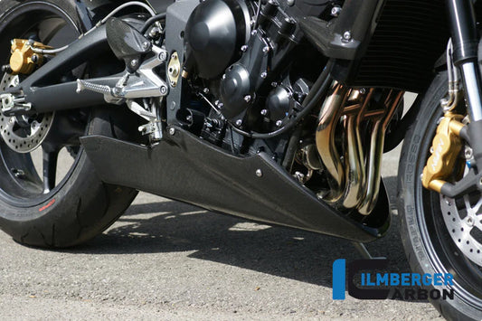 Carbon Bellypan for Triumph Street Triple 675 - Ilmberger Carbon