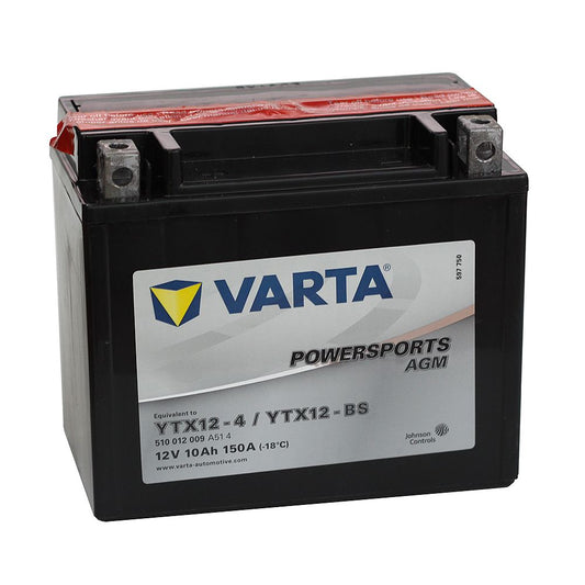 VARTA Powersports AGM  YTX12 - BS (10 Ah)
